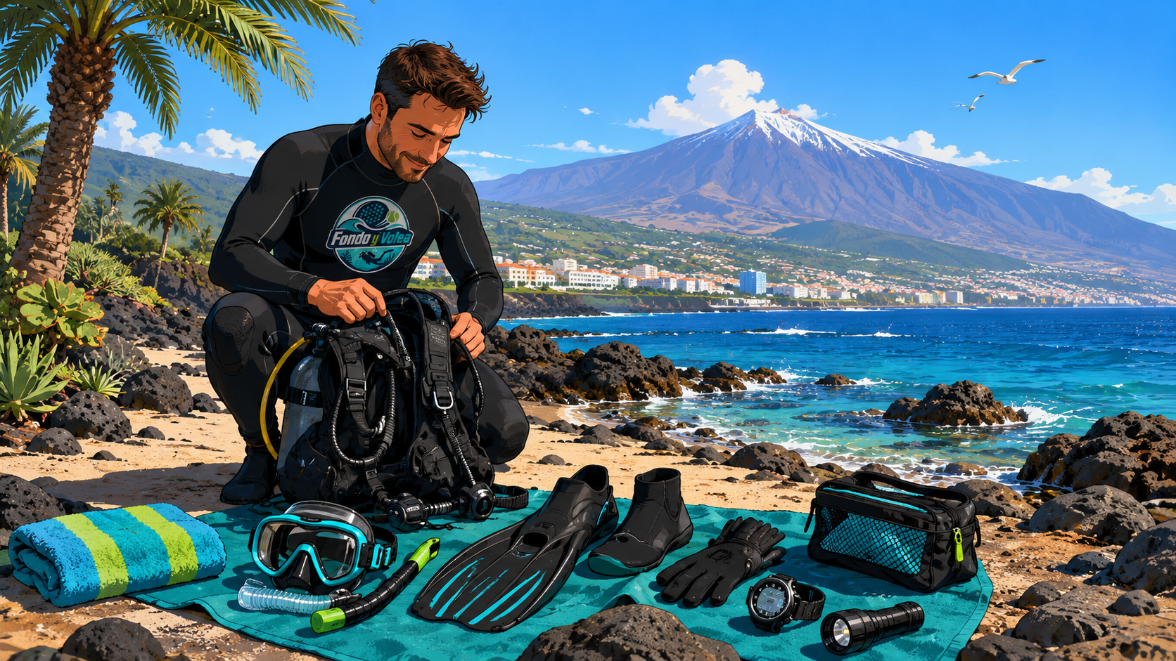Checklist para preparar un viaje de buceo